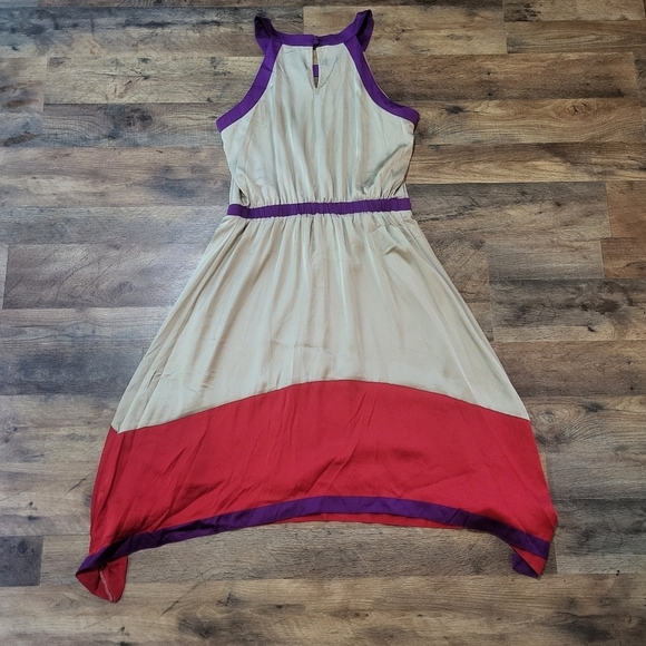 Outback Red Multicolor High-Low Sleeveless Dress Size Medium - Picture 7 of 8